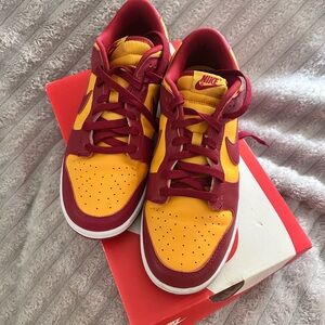 Nike Red and Yellow Sneakers